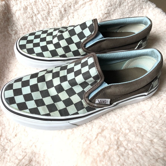 checkered vans size 8 womens